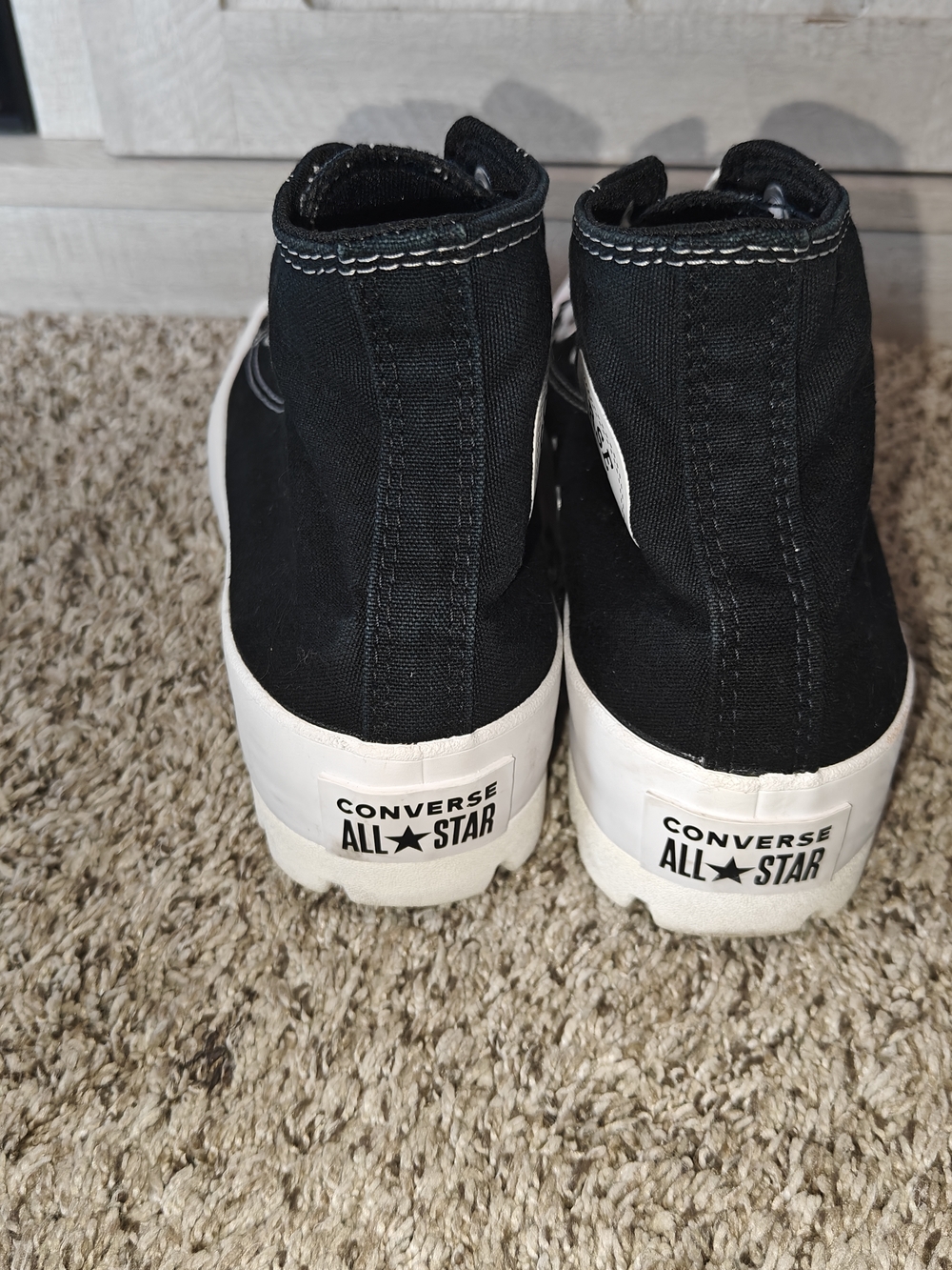 Converse Chuck Taylor All Star Lugged High-top Platform Sneakers Size 7.5 Women - Picture 6 of 7